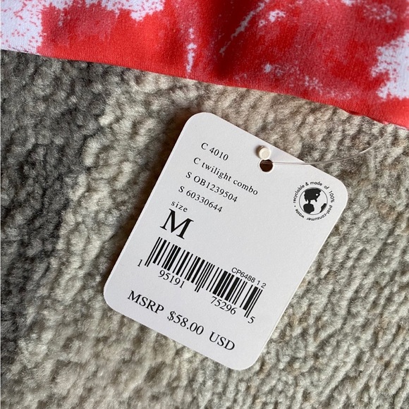 🆕 FREE PEOPLE Wave Rider Bra Top: Blue Combo - Picture 7 of 8